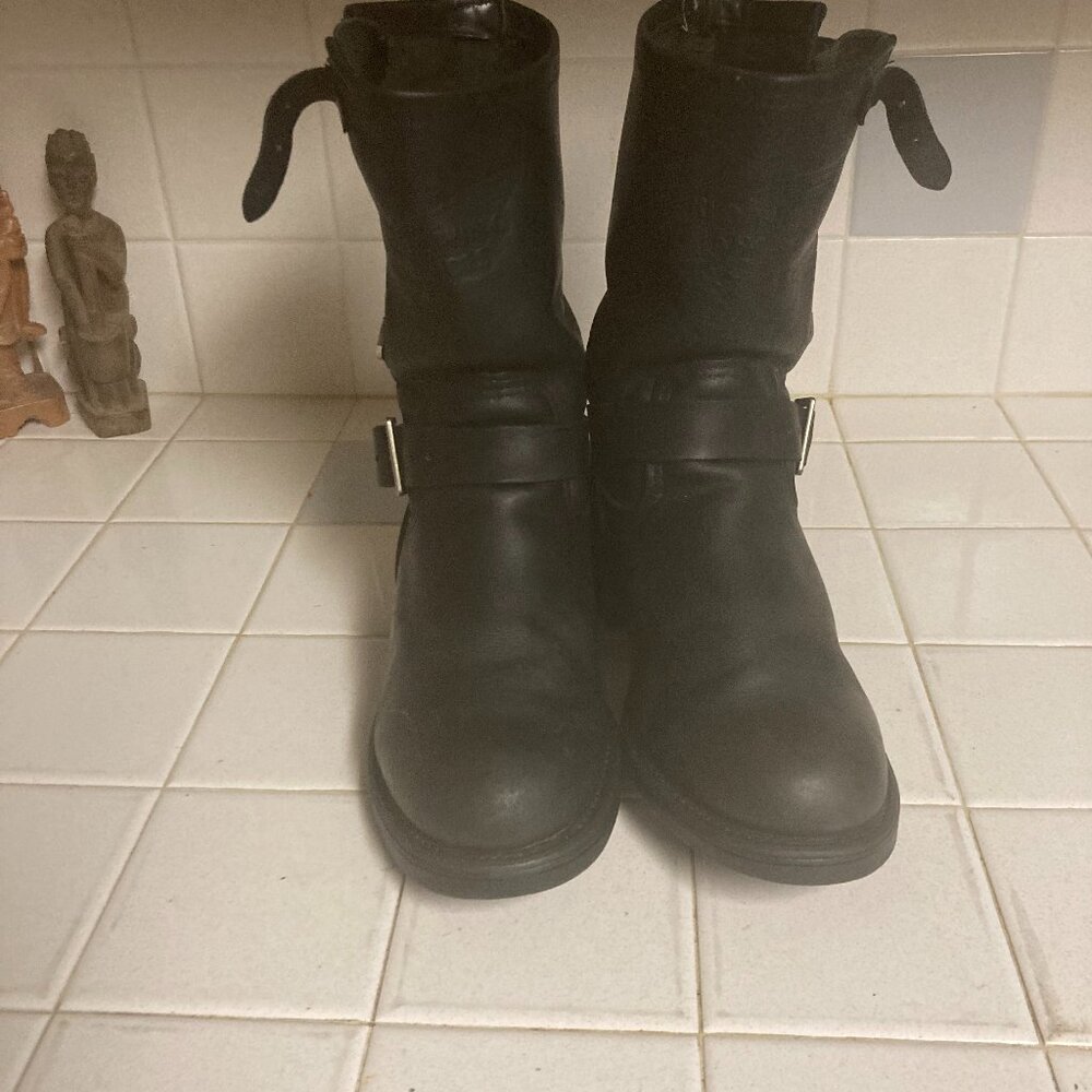 RED WING BLACK 968 ENGINEER BOOTS 8 M